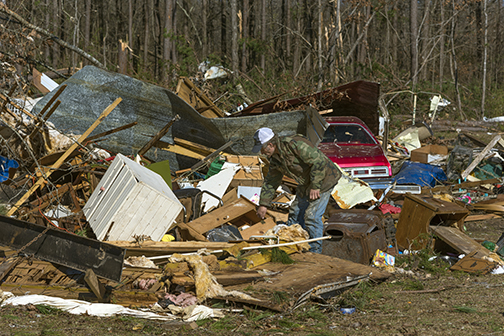 tornado damage